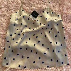 NWT Topshop Polka Dot Camisole SZ10